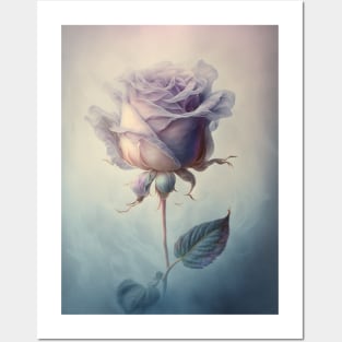 Rose In Watercolor Posters and Art